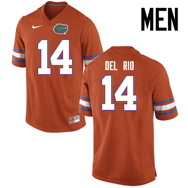 Men Florida Gators #14 Luke Del Rio College Football Jerseys Sale-Orange